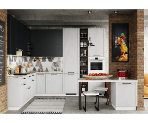 Кухня "Loft" МДФ Композиция-4