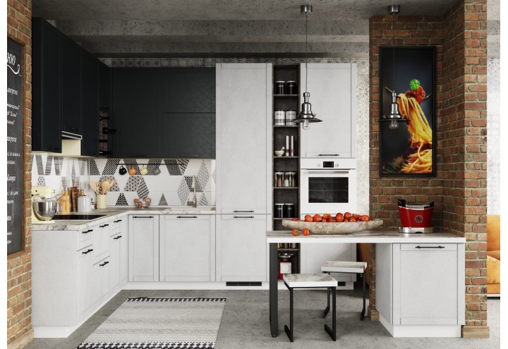 Кухня "Loft" МДФ Композиция-4 в Луганске Кухня "Loft" МДФ Композиция-4 в Луганске